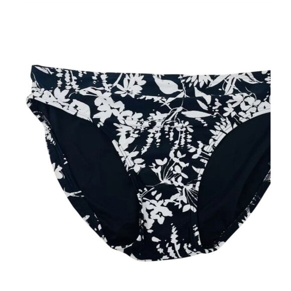 Tommy Hilfiger XL Mid-Rise Bikini Bottom Moderate Coverage Floral Swimwear - Picture 7 of 8